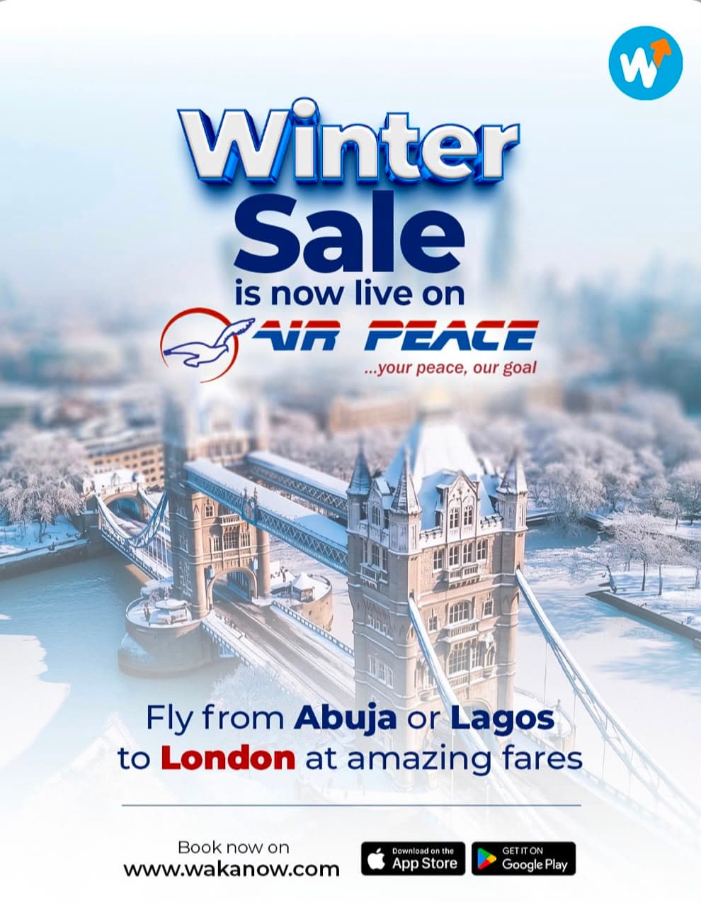Fly from Abuja or Lagos at Amazing Fares
