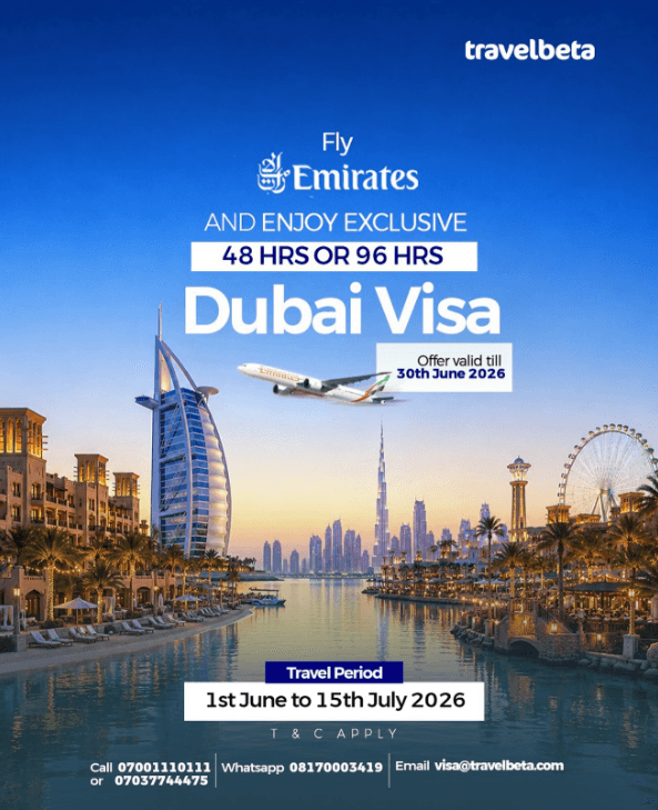 Fly with Emirates and Unlock a FREE 48hr or 96hr Dubai Visa!!