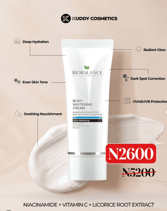 50% OFF Biobalance Body Whitening Cream