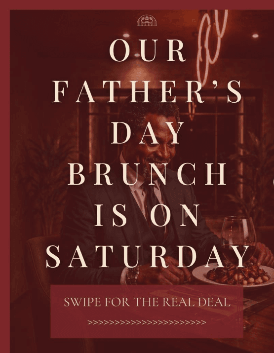 10% OFF Meals for Dads + Special gifts