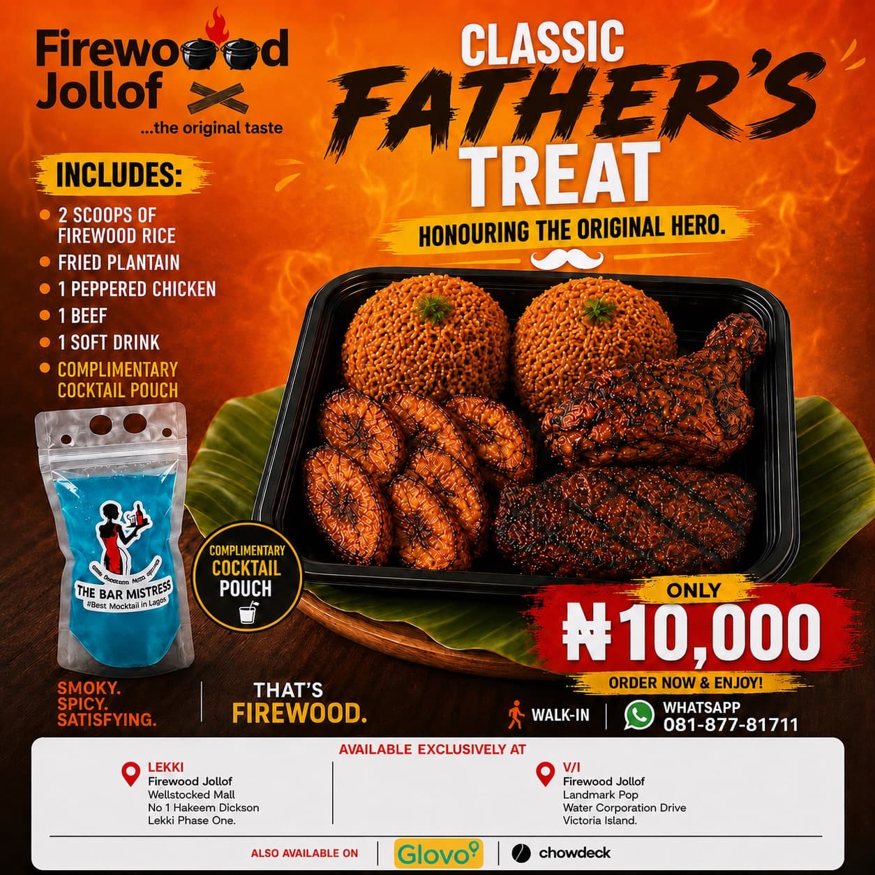 Father's Day Combo from Firewood Jollof