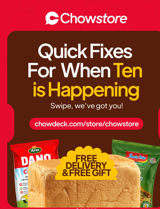 Get Free Delivery and a Free Gift at Checkout - Pick your Quick Fix and Order Now on Chowstore!