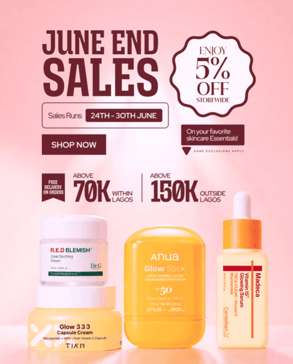 Enjoy 5% OFF Your Favorite Skincare Product + Free Delivery