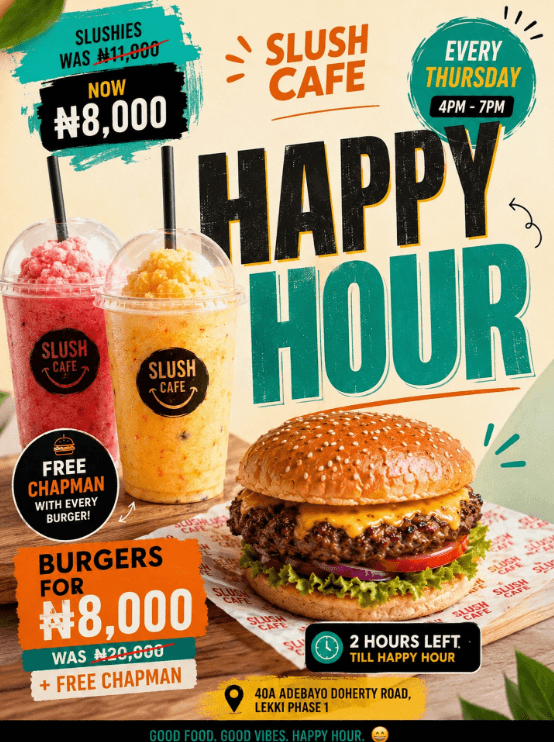 Thursday Got Better with Discount + Free Drink