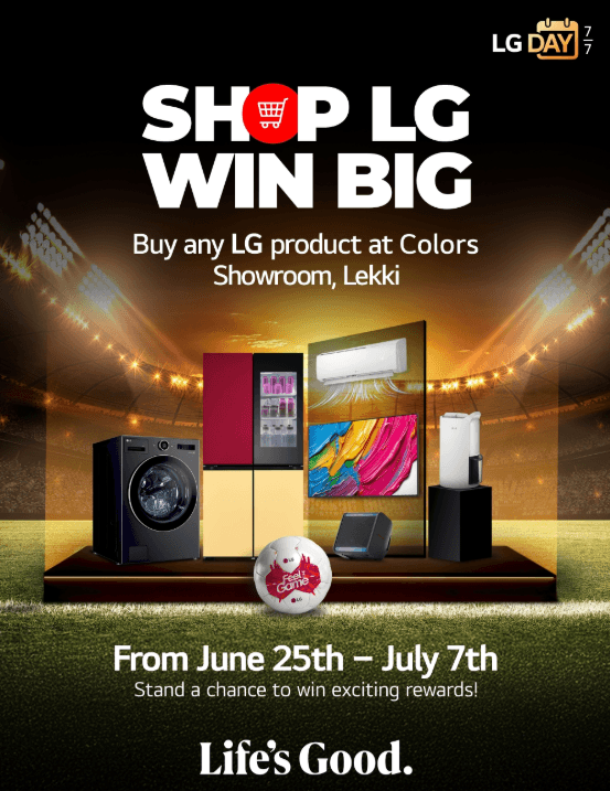 Get Massive Reward on Your LG Appliances Purchase