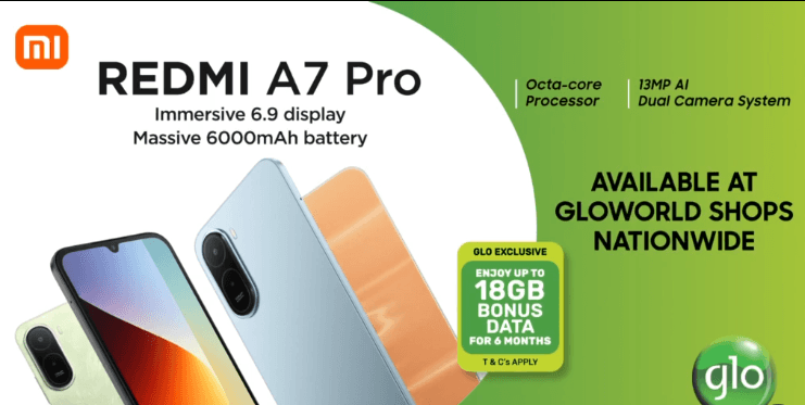 Enjoy Up to 18GB Bonus Data for the Next 6Months on your Redmi A7 Pro Purchase