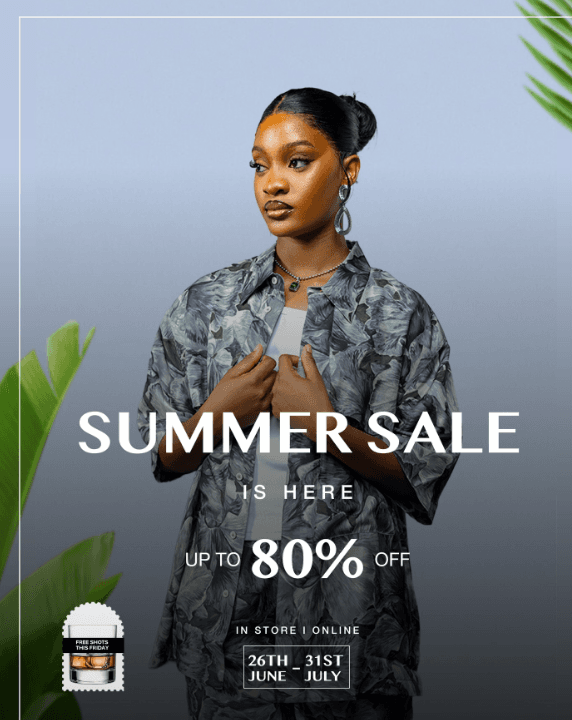 Enjoy up to 80% OFF your Purchase this Summer