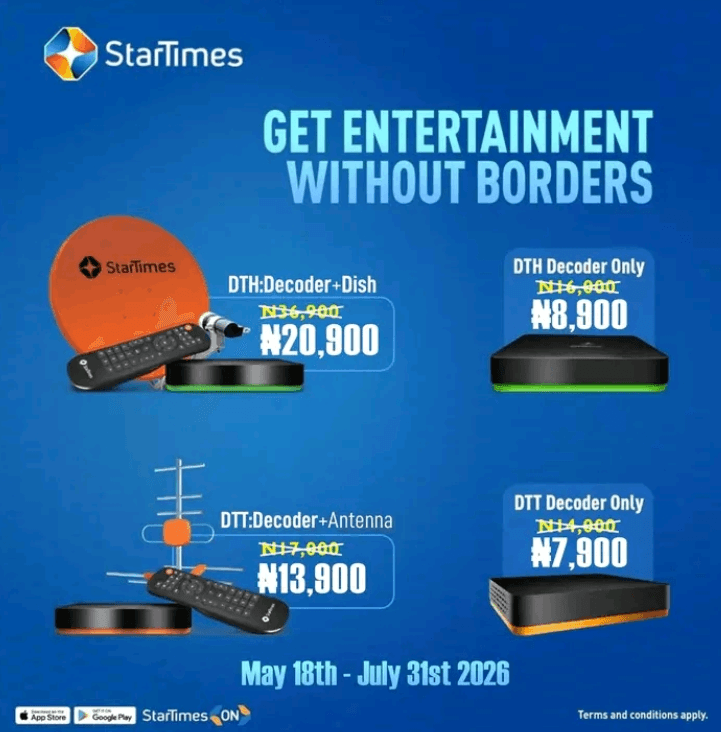 Discount Prices on your Startimes Decoder