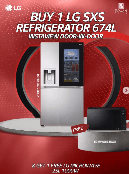 Mega Discounted Combo Deals - Buy a Select Premium LG Refrigerator and Get a Free Microwave
