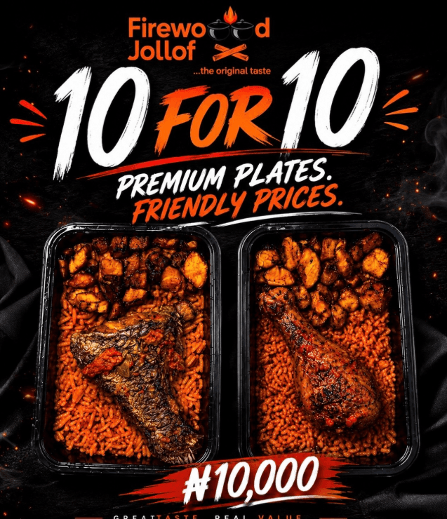 Big Plates. Bigger Value. Just ₦10K!