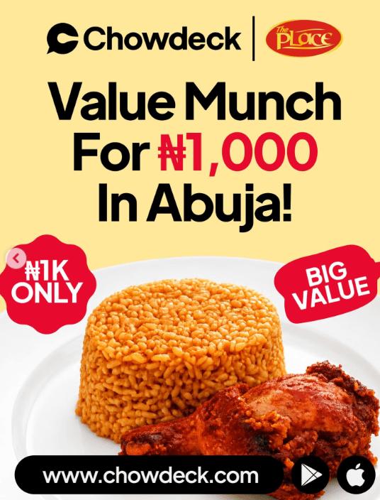 The Place Discount Price on Rice and Hot Pepper Chicken