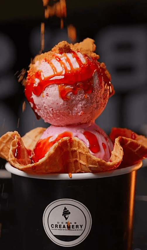 Get Double Chocolate Waffles, and Enjoy Free Scoop Ice Cream