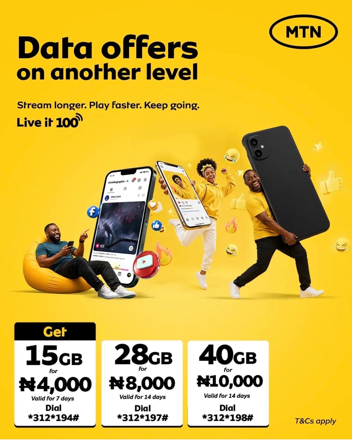 Enjoy MTN Data Offers on Another Level
