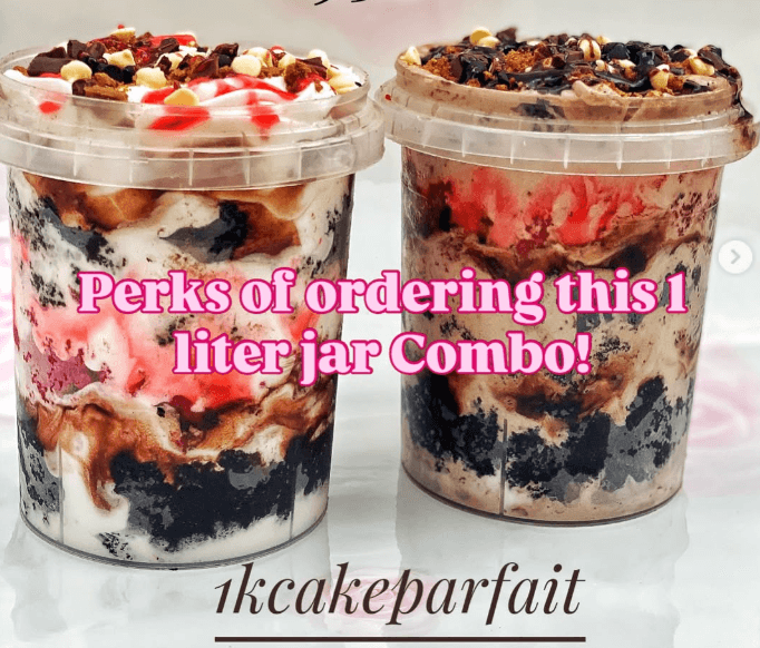 Order 5 Cake Parfait Today and Get One for Free