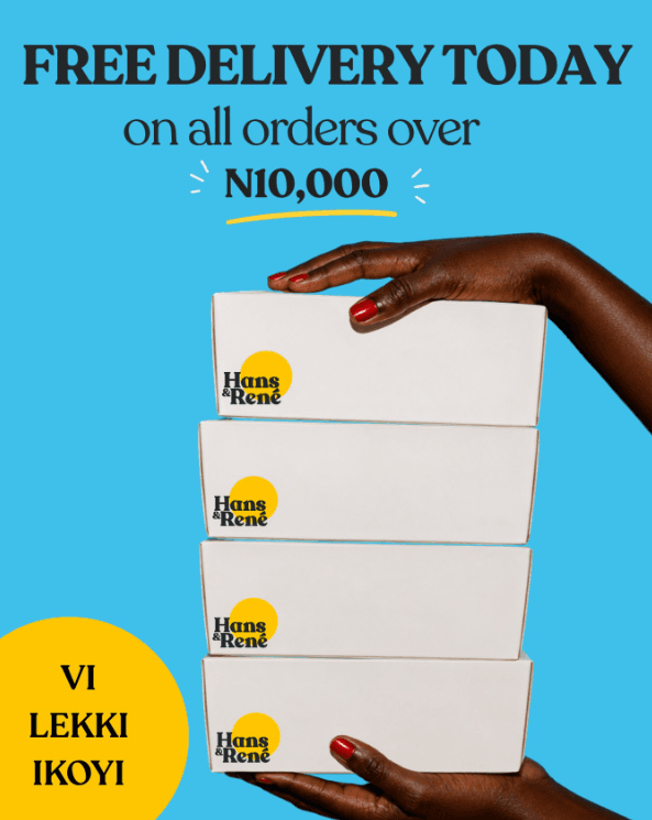 Free Delivery on all Orders Over ₦10,000 Within Lekki, Ikoyi & VI!