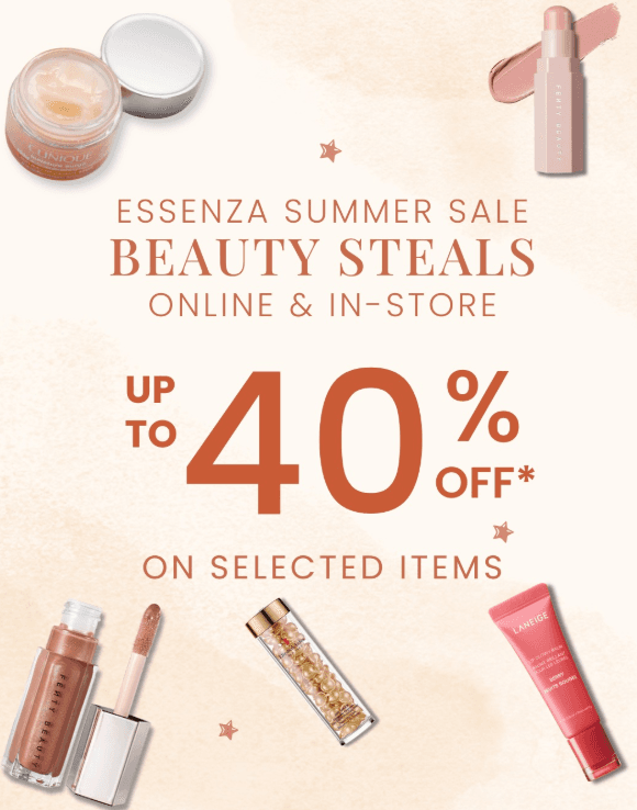 Get a Massive 40% OFF on Selected Makeup Items
