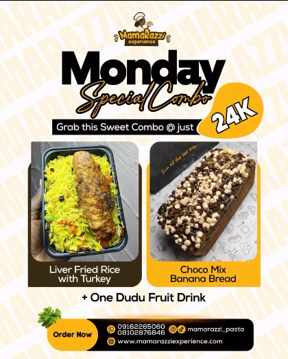 Enjoy the Perfect Monday Combo Deal