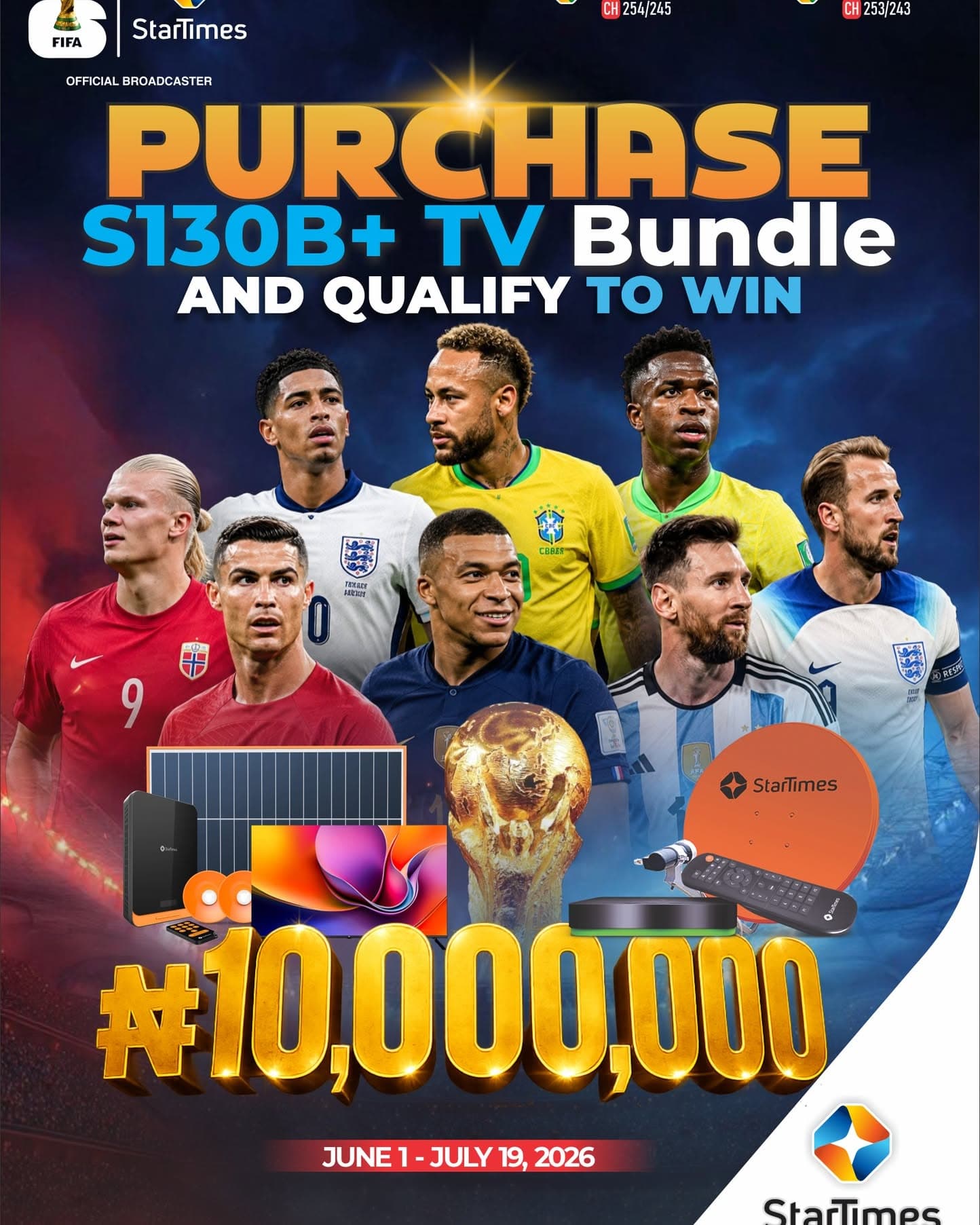 Startimes upgrade and win