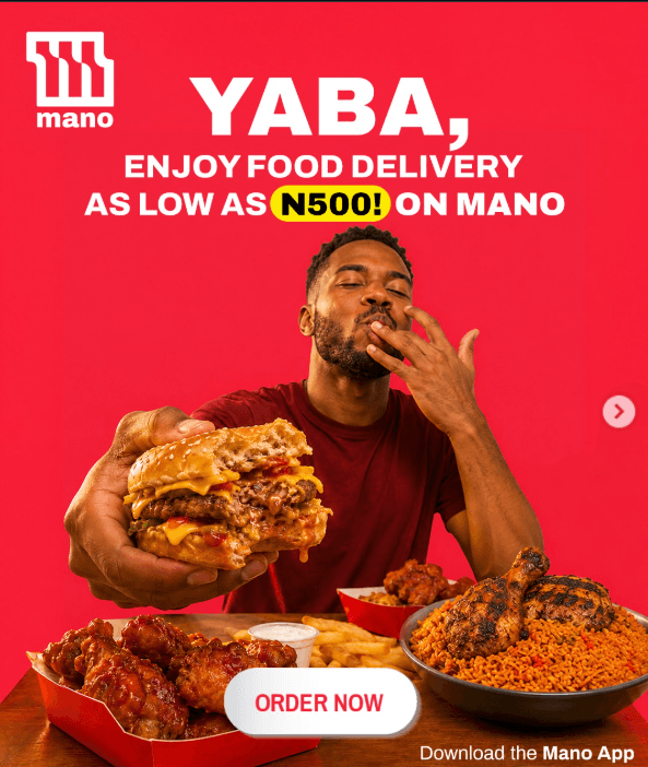 Enjoy your Cravings Delivered from as Low as ₦500.