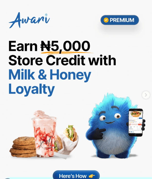 Earn ₦5,000 Store Credit with Milk and Honey Loyalty