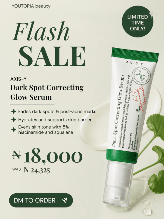 26% OFF on the AXIS-Y Dark Spot Correcting Glow Serum