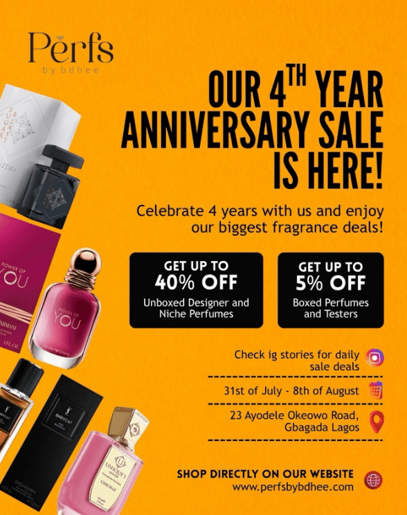 Get UP TO 40% OFF Unboxed Designer Perfumes