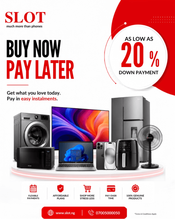 Get Your Desired Gadgets with a 20% down payment