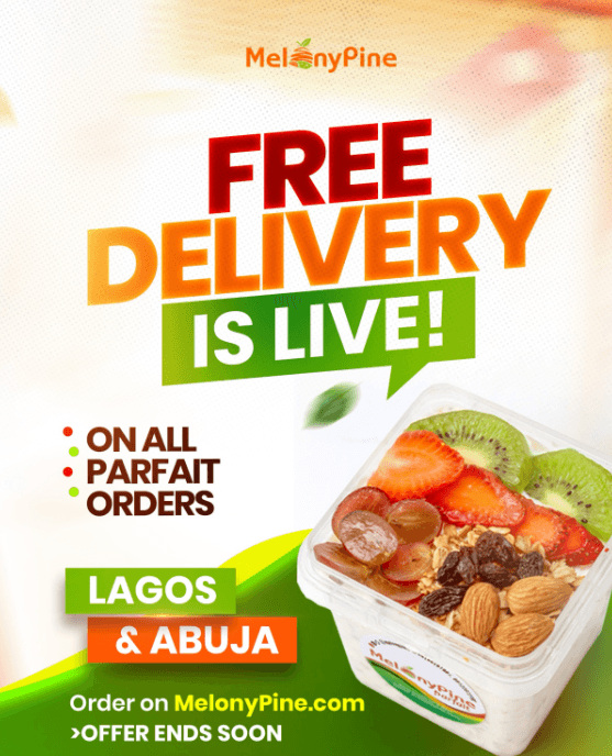 FREE Delivery on Your Parfait Orders