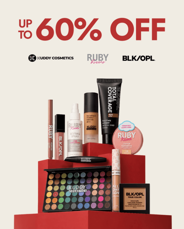 Enjoy up to 60% OFF Cosmetics Product