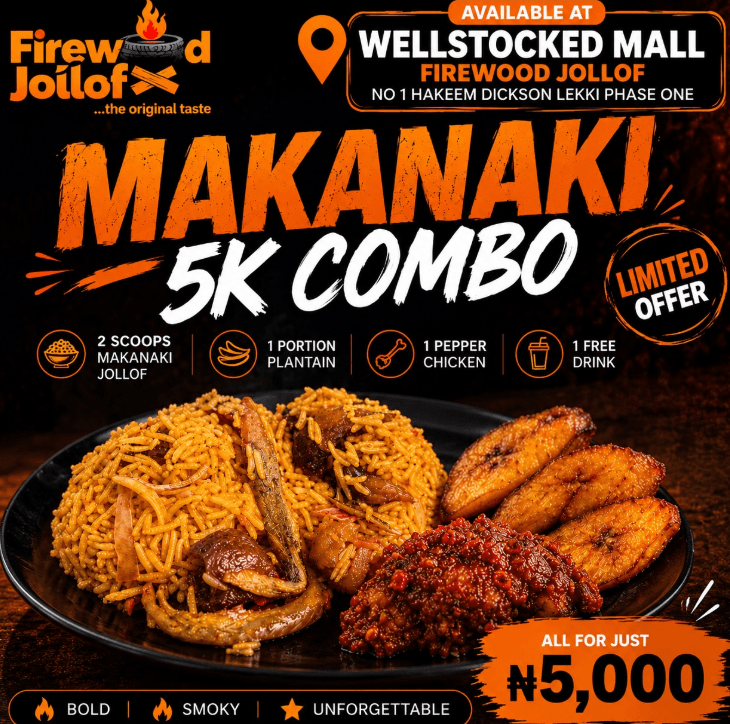 ₦5,000 Combo + Free Drink