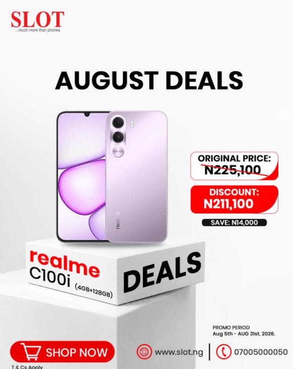 SLOT August Discount Sales on Gargets