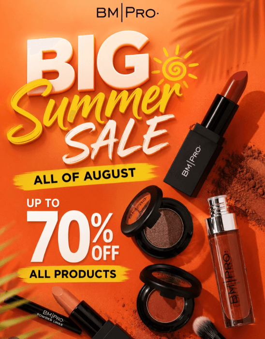 Enjoy UP TO 70% OFF on All Make-up Collection
