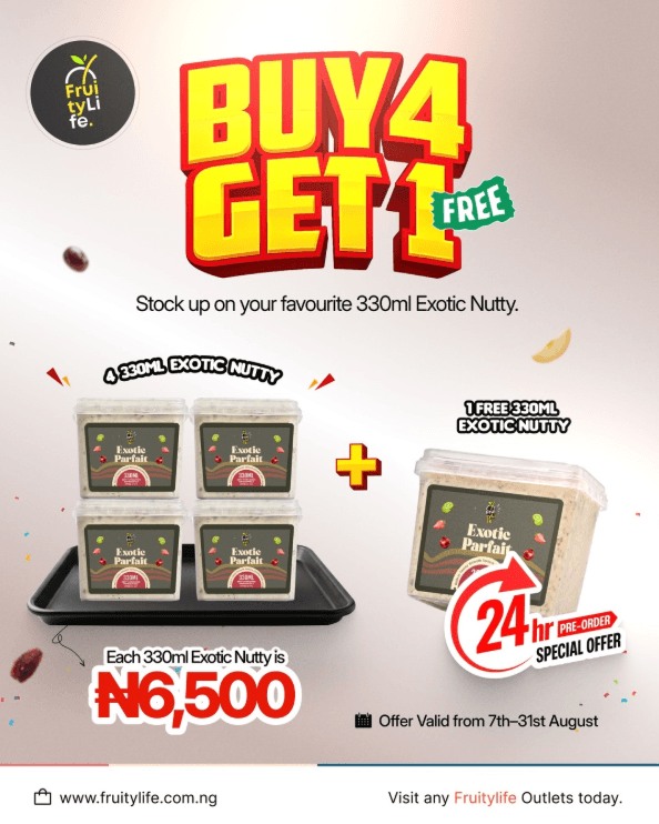 Buy 5 Cups Parfait for the Price of 4