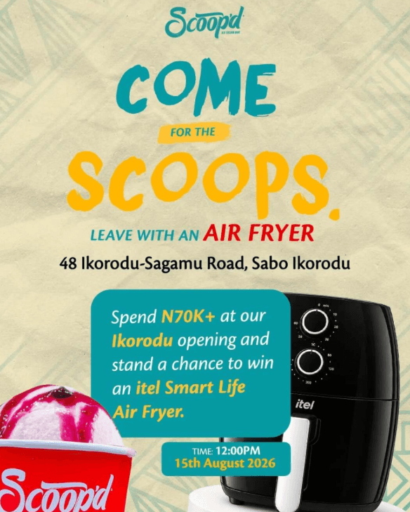 Spend ₦70,000+ for a Chance to WIN an Itel Smart Life Air Fryer