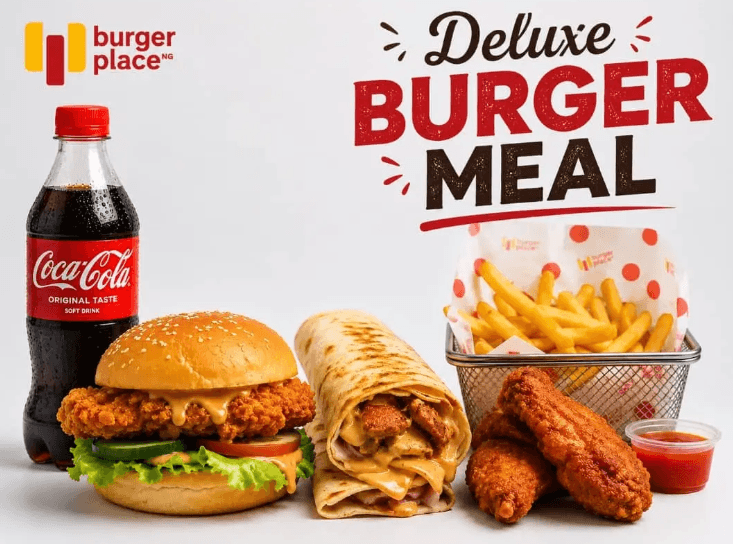 Discount on Deluxe Burger Meal