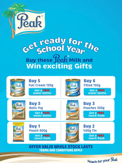 Exclusive FREE Gifts in the Peak Back to School Promo