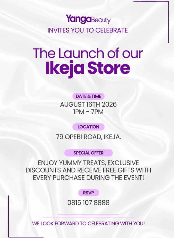 YangaBeauty Grand Opening - Enjoy Amazing Discount Offers