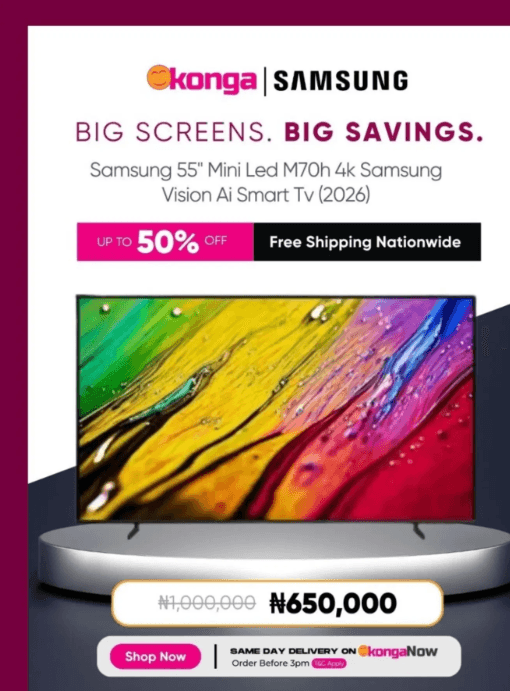 Enjoy Up to 50% OFF + FREE Nationwide Delivery on Samsung Vision AI Smart TV Purchase