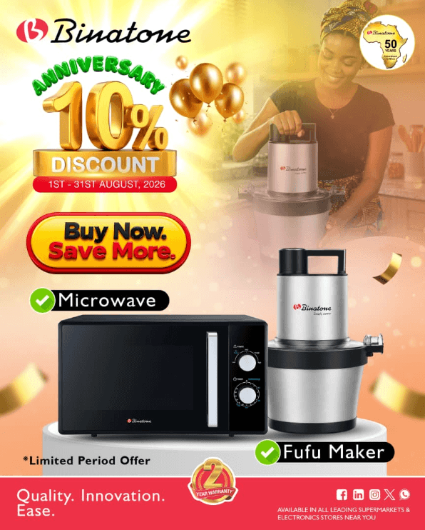 10% OFF Binatone’s Anniversary Sale