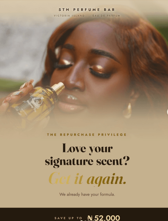 Discount on Your Signature Scent, Recreated Just for You.
