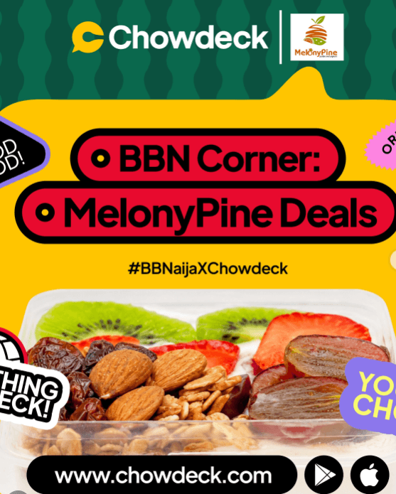 Chowdeck FREE DELIVERY on the BBN Corner of your App