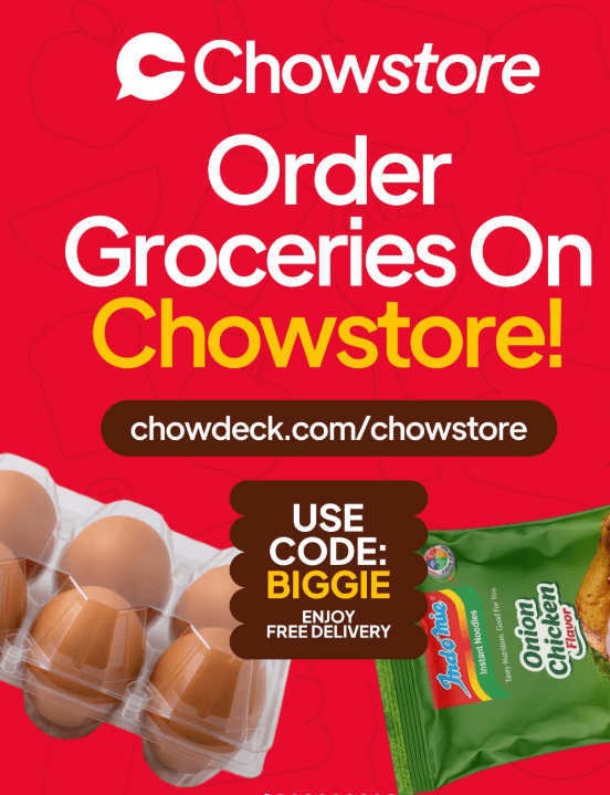 Enjoy Chowdeck Free Delivery with the Code: BIGGIE