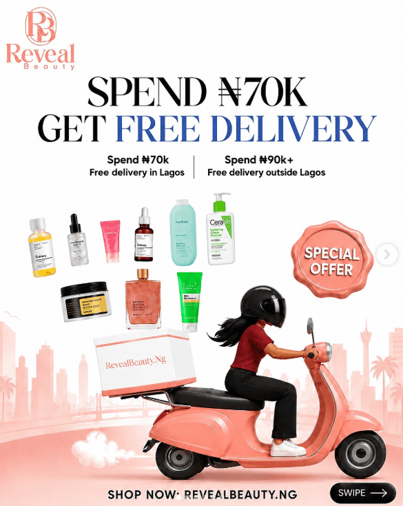 Restock Your Skincare. Get FREE DELIVERY
