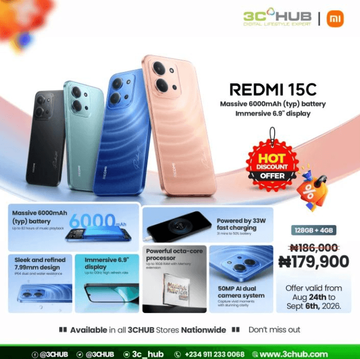 Discount Sales on the Redmi 15C