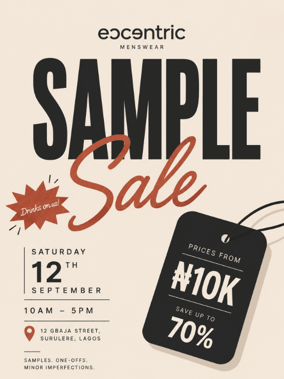 Save Up to 70% on the Sample Sales