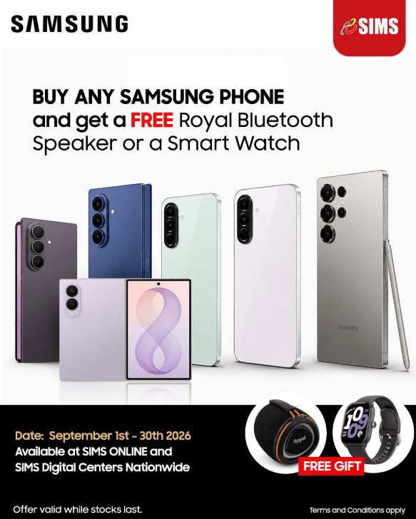 FREE Royal Bluetooth Speaker or Smart Watch on Samsung Purchase