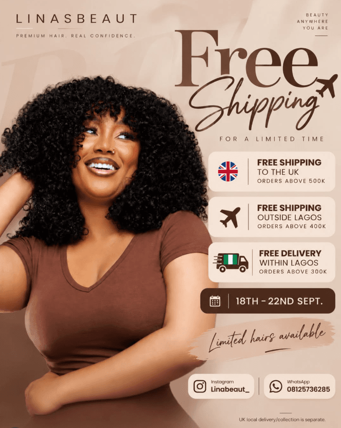Free Shipping and Delivery on All Orders Above 300K
