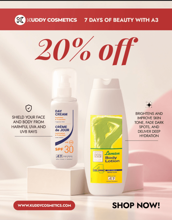 Enjoy 20% OFF Selected Skincare Product