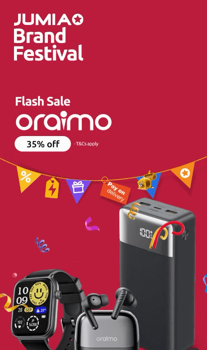 Enjoy Up to 35% OFF on the Official Oraimo Store
