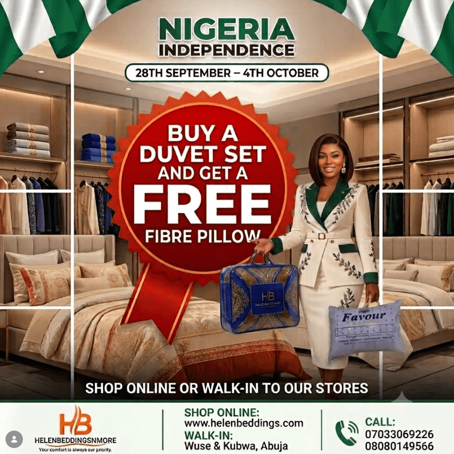 Buy a Duvet Set and Get Free Pillow